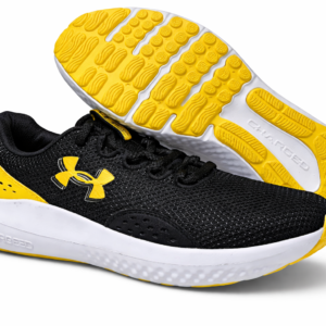 Tenis Under Armour Charged Pursuit – Ligereza y Confort Reactivo (Negro/Amarillo)